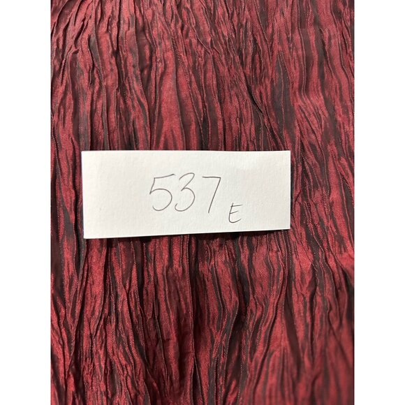 Phoebe Couture NWT Strapless Textured Burgundy Gown Shawl Whimsigoth SZ 12 - Picture 11 of 11